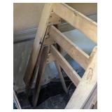 Set of 3 Saw Horses - 1x4 Construction
