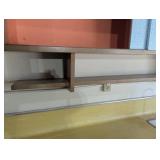 Modern Vintage Wall Cabinet - Sliding Doors and Shelves
