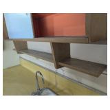 Modern Vintage Wall Cabinet - Sliding Doors and Shelves