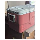 Medium Sized Red Cooler