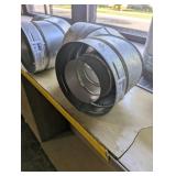 Lot of 5 Simpson Chimney -4 Dura-Vent 90 Deg Elbow & 1 Straight