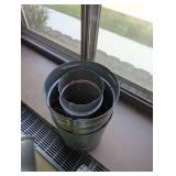 Lot of 5 Simpson Chimney -4 Dura-Vent 90 Deg Elbow & 1 Straight