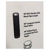 Set of 3 - DuraVent Model DVL Double Wall Stove Pipe 6in. Diameter X 48in. Double Wall Stove Pipe Length (Qty-3)