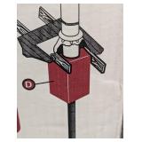 DuraVent DuraPlus All-Fuel Chimney 6in. Diameter Square Ceiling Support Box, 24in. Height