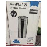 Set of 3 - DuraVent DuraPlus All-Fuel Chimney 6in. X 24in. Diameter Chimney Pipe (QTY-3)
