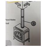 Set of 2 - DuraVent Model DVL Double Wall Stove Pipe 6in. Diameter X 24in. Double Wall Stove Pipe Length (QTY-2)