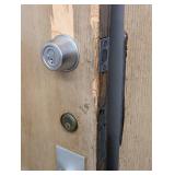 83" x 64" Commercial Wood Double Doors - 1-3/4" Thick - Locks/Handles/Hinges