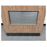 82" x 30" x 1-3/4" Thick Commercial Door - Handles, Vent, Hinges