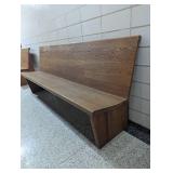 Solid Oak Benches - 81" Long x 21" Deep x 33" High - Very Sturdy and can be cut to size