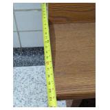Solid Oak Benches - 81" Long x 21" Deep x 33" High - Very Sturdy and can be cut to size