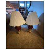 (2) Vintage table lamps