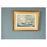 Framed print United States Sailing Ship "Meridian"