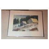 1980 "The Yellow Roof" by Olsworth artwork