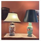 (2) Ginger Jar table lamps