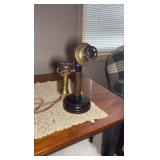 Vintage candle stick desk telephone