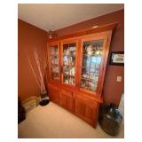 Buffet cabinet L65” x H80” x D19” (items in cabinet not included)