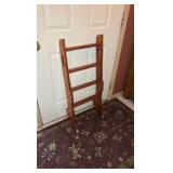 Wood folding library ladder 36"x 15”