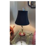 Brass table lamp
