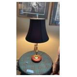 Brass table lamp