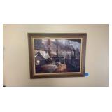 John A. Noble oil on canvas painting 40” x 31”