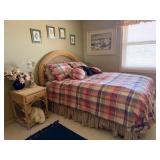 5-Piece Wicker Bedroom Suite - full size