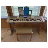 Yamaha Portable Keyboard with bench