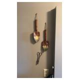 Antique to vintage scissors, fish scale, washboards