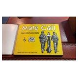 Vintage Male Call collection of comic strips artist signature