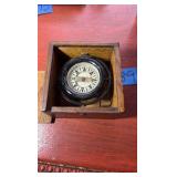 Antique Gimbaled Marine Compass in binnacle style box