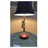 Brass table lamp