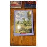 3 books: Vincent Van Gogh; Claude Money; Gold