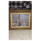 Rare John A Noble oil on canvas painting 24" x 20”