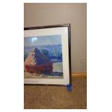 Haystacks by impressionist Monet. 37” x 26”