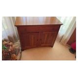 Mission Sofa Table Cabinet