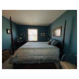 3-Piece Bedroom Suite Queen Anne Style cherry finish