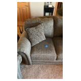 Upholstered Couch and love seat.