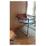 Vintage Leather Safari-style lounge chair