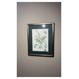 (4) botanical prints by Jean Louis Prevost, 11x9