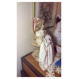 (4) vintage porcelain dolls