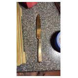 Vintage Dirilyte Dirigold flatware set Midcentury Modern