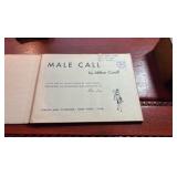 Vintage Male Call collection of comic strips artist signature