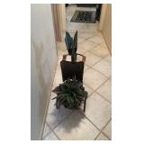 Metal Multicolor Donkey Tricycle Planter