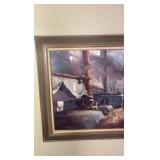 John A. Noble oil on canvas painting 40” x 31”