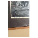 John A. Noble lithograph Blacksmith & Sons 23” x 19