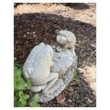 (2) frog lawn ornaments