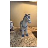 (2) Bombay company porcelain horse; planter