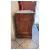 Vintage cabinet with marble top