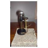 Vintage candle stick desk telephone