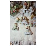 Ceramic and porcelain figurines.