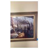 John A. Noble oil on canvas painting 40” x 31”